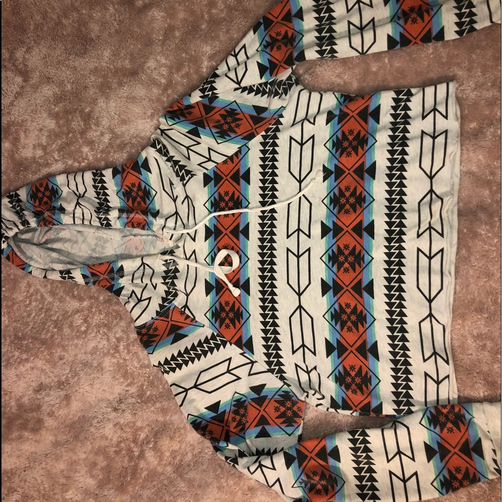 Cropped hoodie